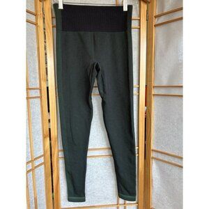 Outdoor Voices Compression Leggings Women’s Small, Green & Black, Running Yoga